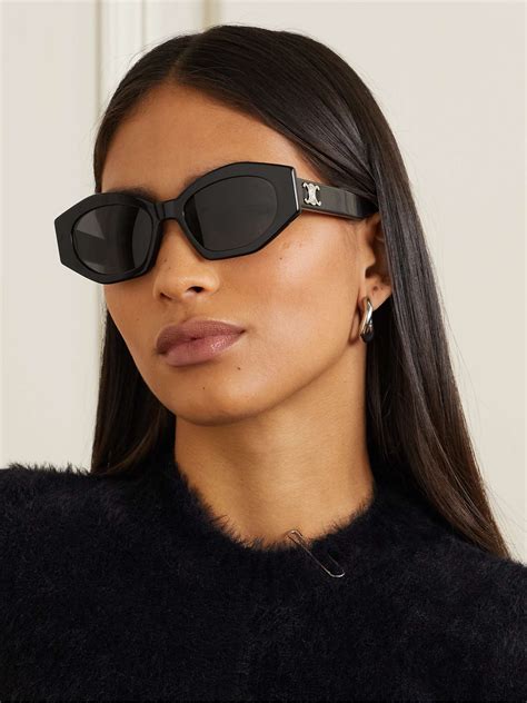 celine blue sunglasses cat eye|celine original sunglasses.